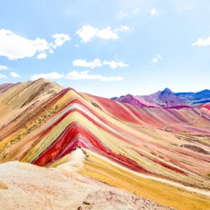 The Painted Mountain of the Andes